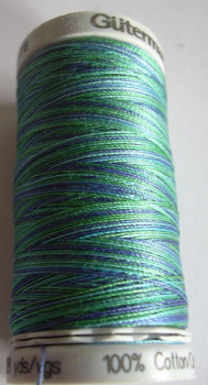 Cotton 30 meliert blaugrün