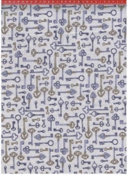 Vintage keys cream - Kopie
