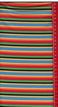 bunt gestreift