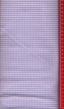 flieder weiß Kariert 2x2 mm 140 cm breit