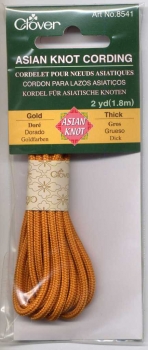 Kordel für asiatischen Knoten,gold,dick,180x0,25 cm