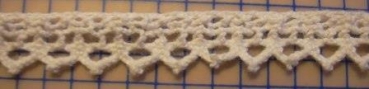 Spitzenborte, 10 mm, 5 m lang
