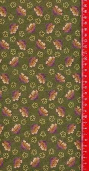 QC-2007 Warm & Cozy Green w. Flower