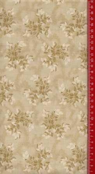 QC-2007 Light & Bright beige großer Blumendruck