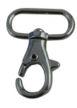 Karabinerhaken 43x25 mm Nickel