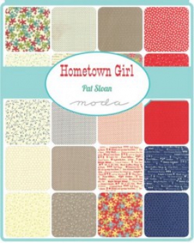 Moda-Hometown Girl, 5" squares x 42 cuts