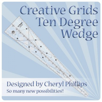 Creative Grids 10 Degree Wedge Ruler