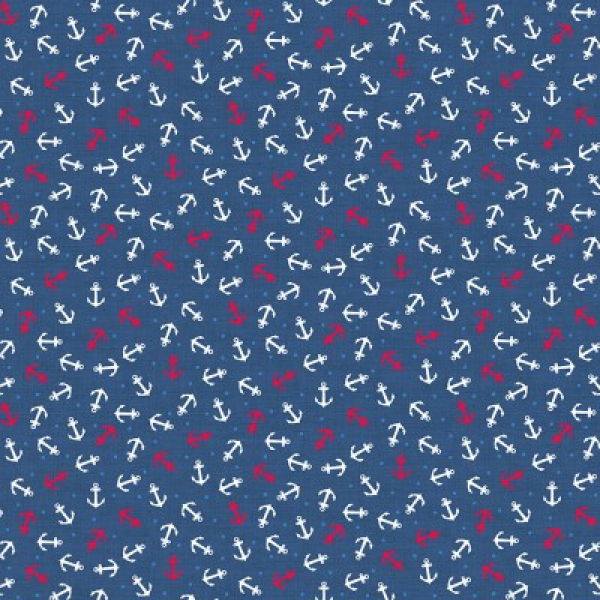 Nautical Anchors blue