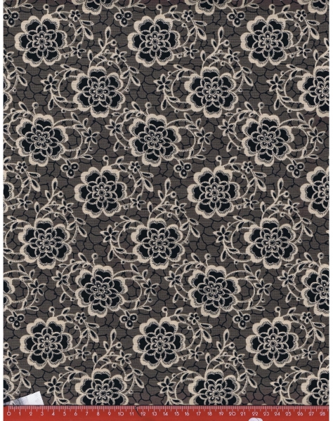 Downton Abbey The Dowager Blüten braun beige