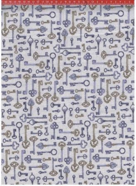 Vintage keys cream - Kopie