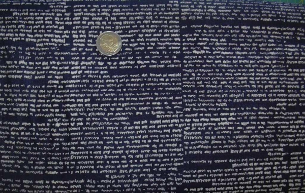 The Wordsmithmeter - kl.Schrift auf dunkelblau