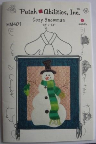 crazy snowman 12 x 14 ´´ mit buttons