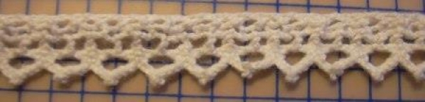 Spitzenborte, 10 mm, 5 m lang
