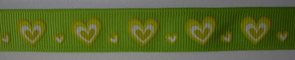 Ribs Band mit Druck, Herz