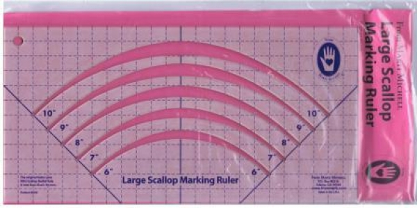 Large Scallop Marking Ruler, M.M.