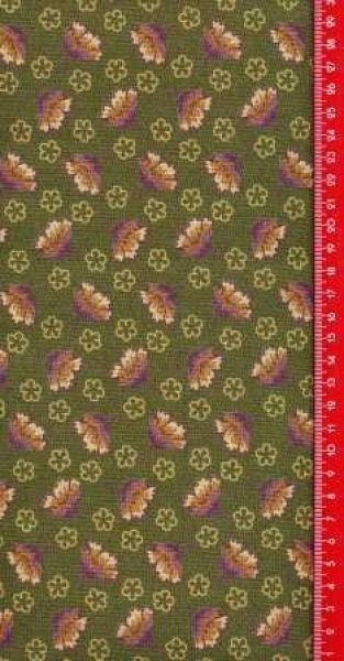 QC-2007 Warm & Cozy Green w. Flower