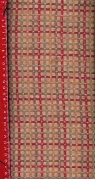 Japan - beige kariert mit bunten Webstreifen