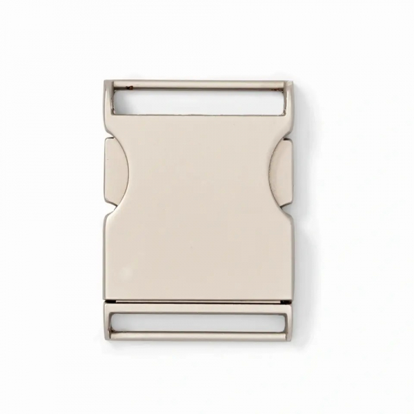 Gürtelschnalle 30 mm mattsilber