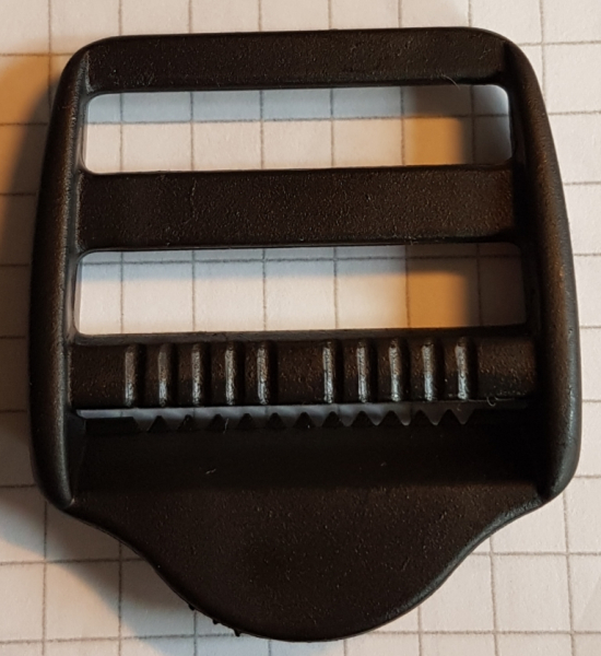 Rucksack-Schnalle 25 mm schwarz