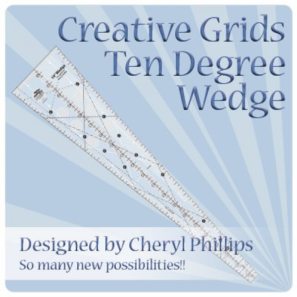 Creative Grids 10 Degree Wedge Ruler