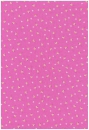 Biene und Blume auf klein gepunktetem Hintergrund, rosa