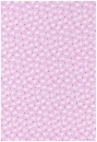Eisbären und Schneekristalle auf rosa
