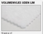 Volumenvlies ohne Leim, 90 cm breit, weiss, 50 g/qm