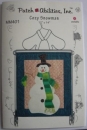 crazy snowman 12 x 14 &#180;&#180; mit buttons