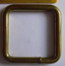 Eckige Ringe 35 x 35 mm messingf.