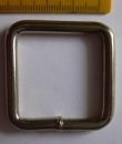 Eckige Ringe 32 x 32 mm silberf.