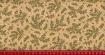 QC - 2008 Cream Green Leaf Print