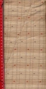 Japan - beige gestreift mit gestickten bunten Ovalen